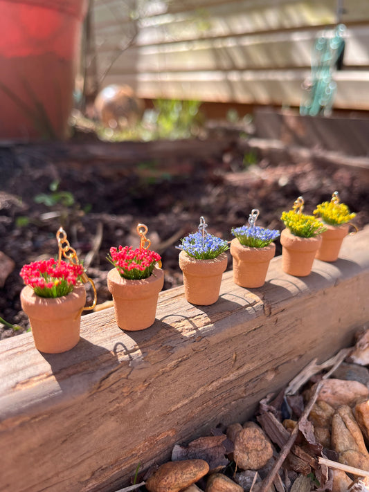 Flower Pot Earrings