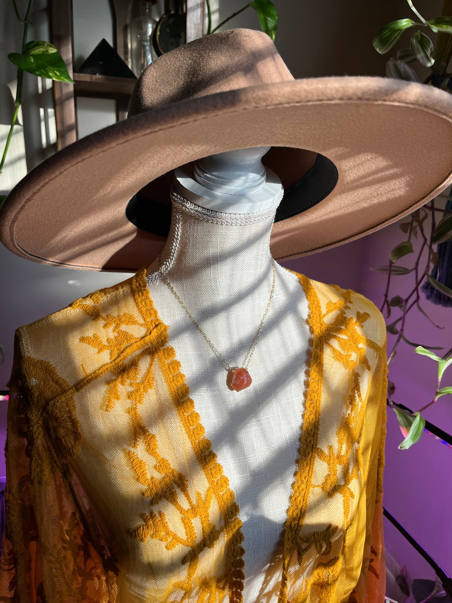 Confetti Sunstone necklace