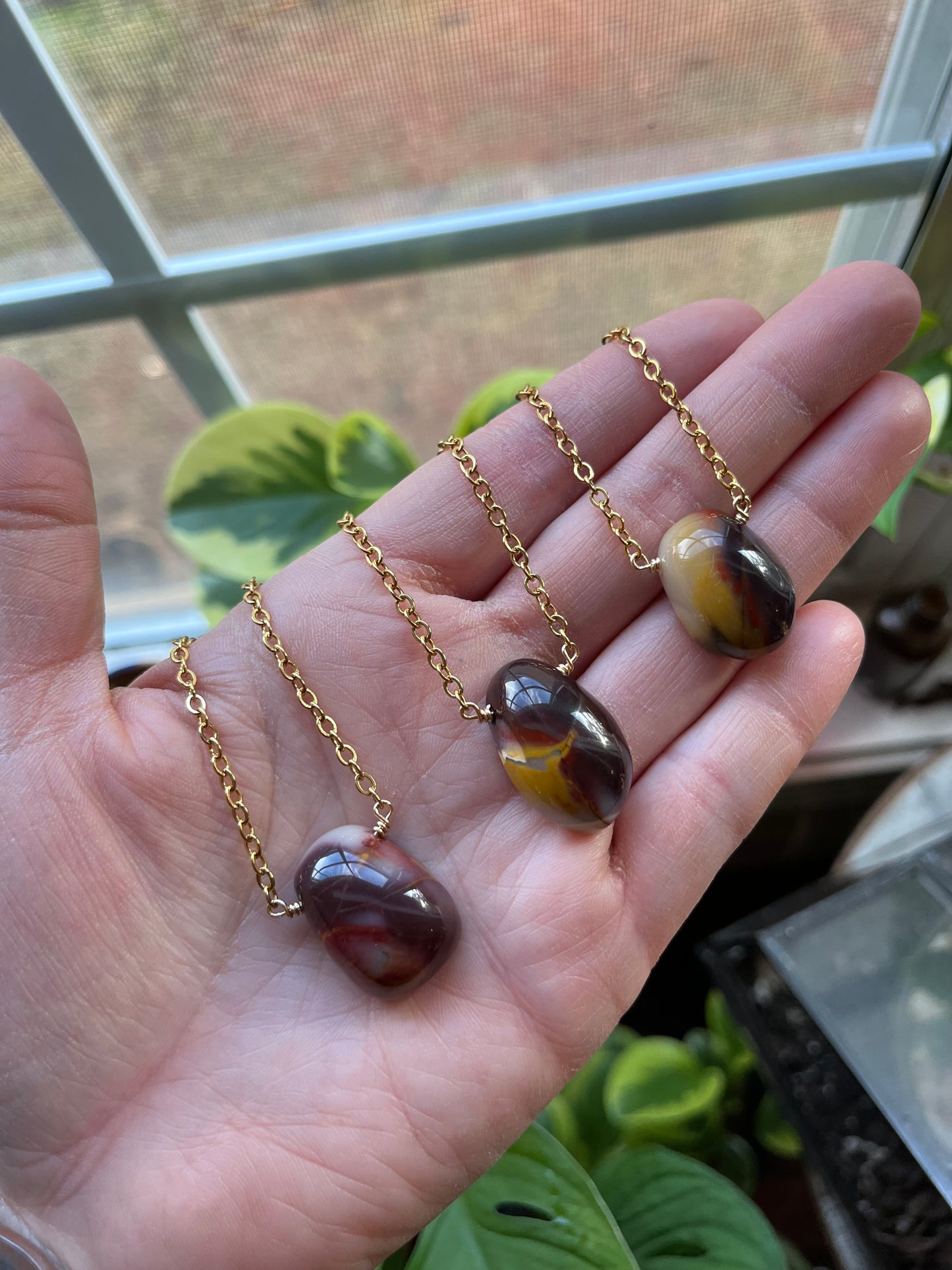 Mookaite necklace