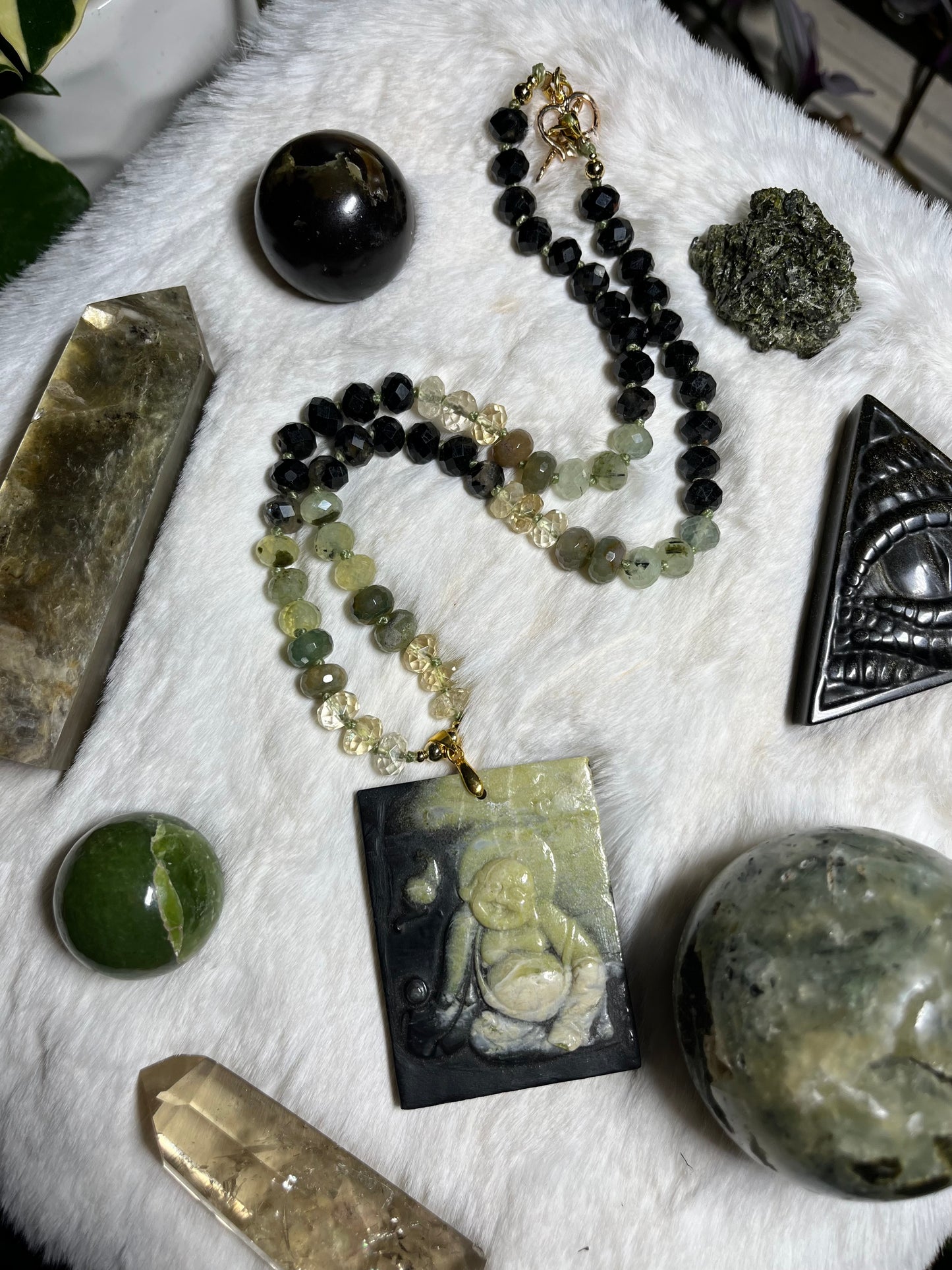 Abundance & Protection knotted necklace