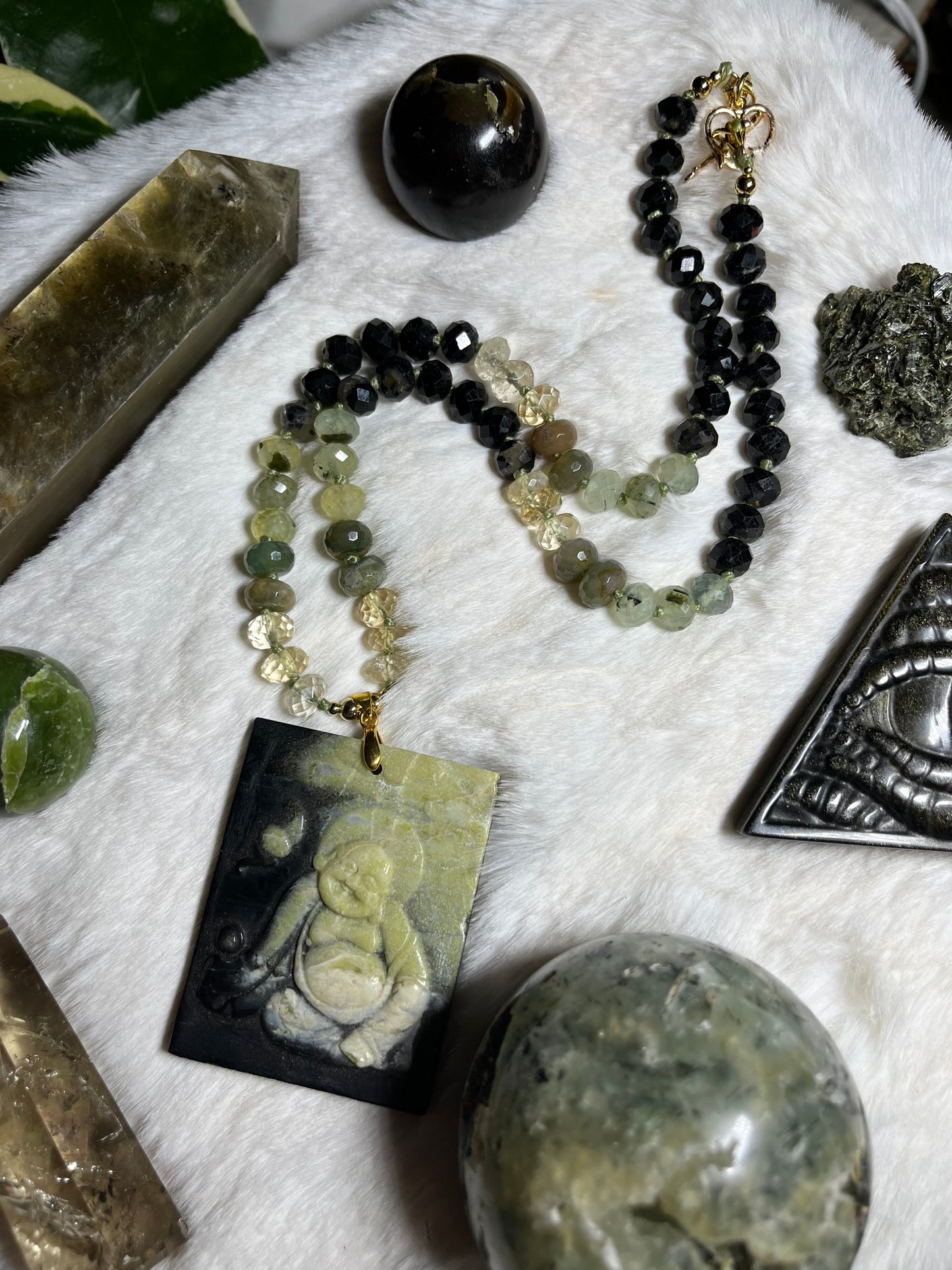 Abundance & Protection knotted necklace