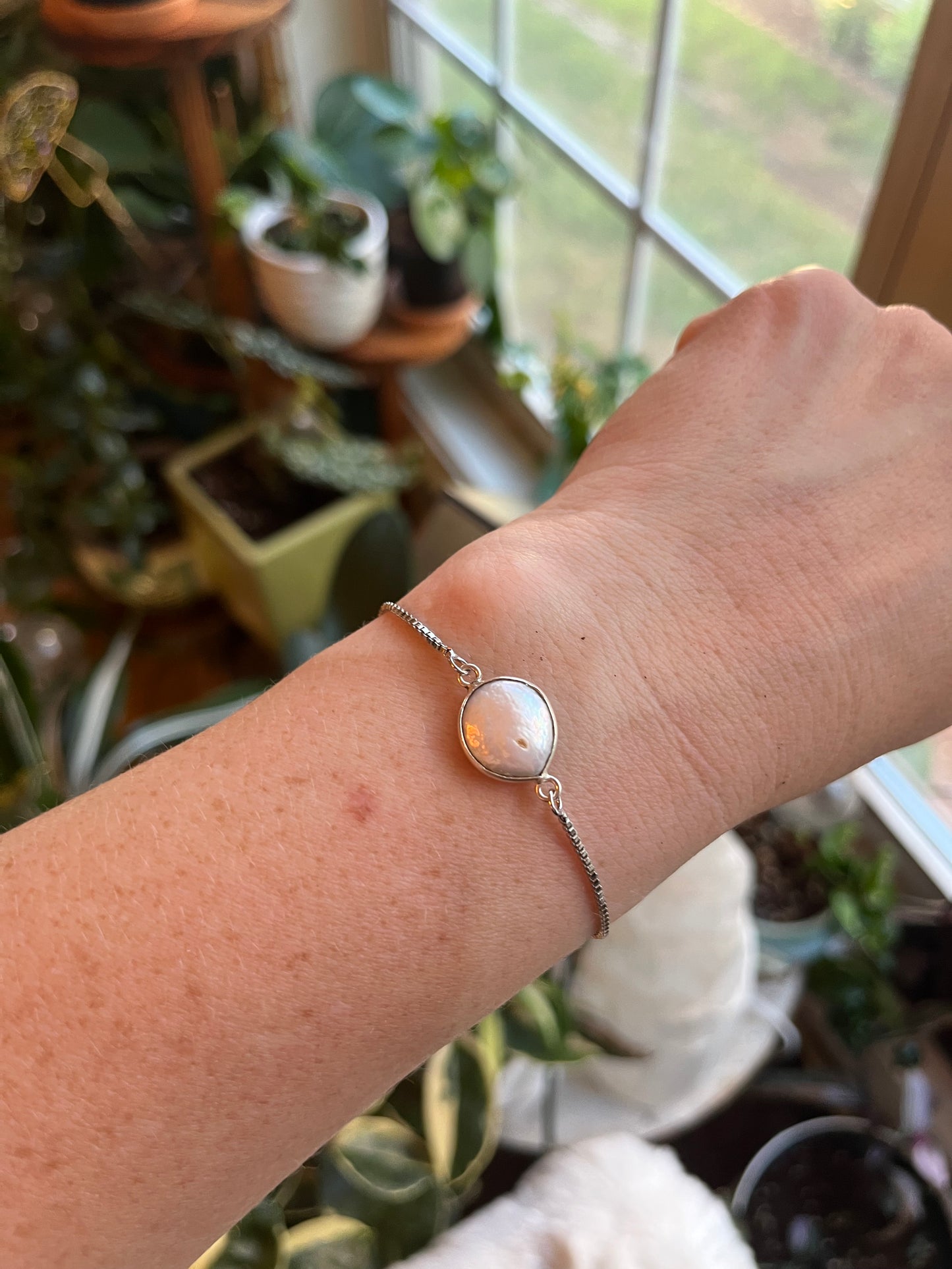 Pearl Adjustable bracelet