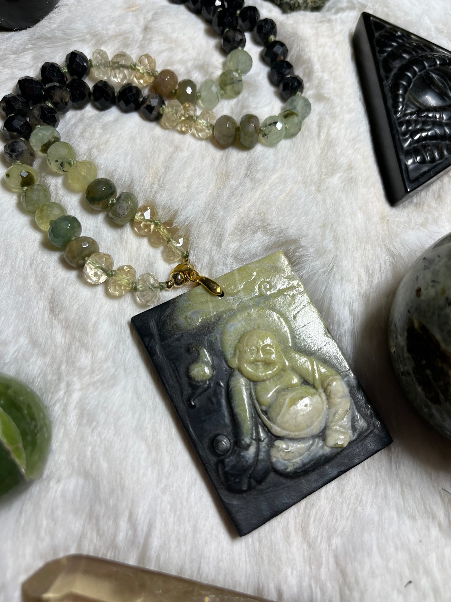 Abundance & Protection knotted necklace