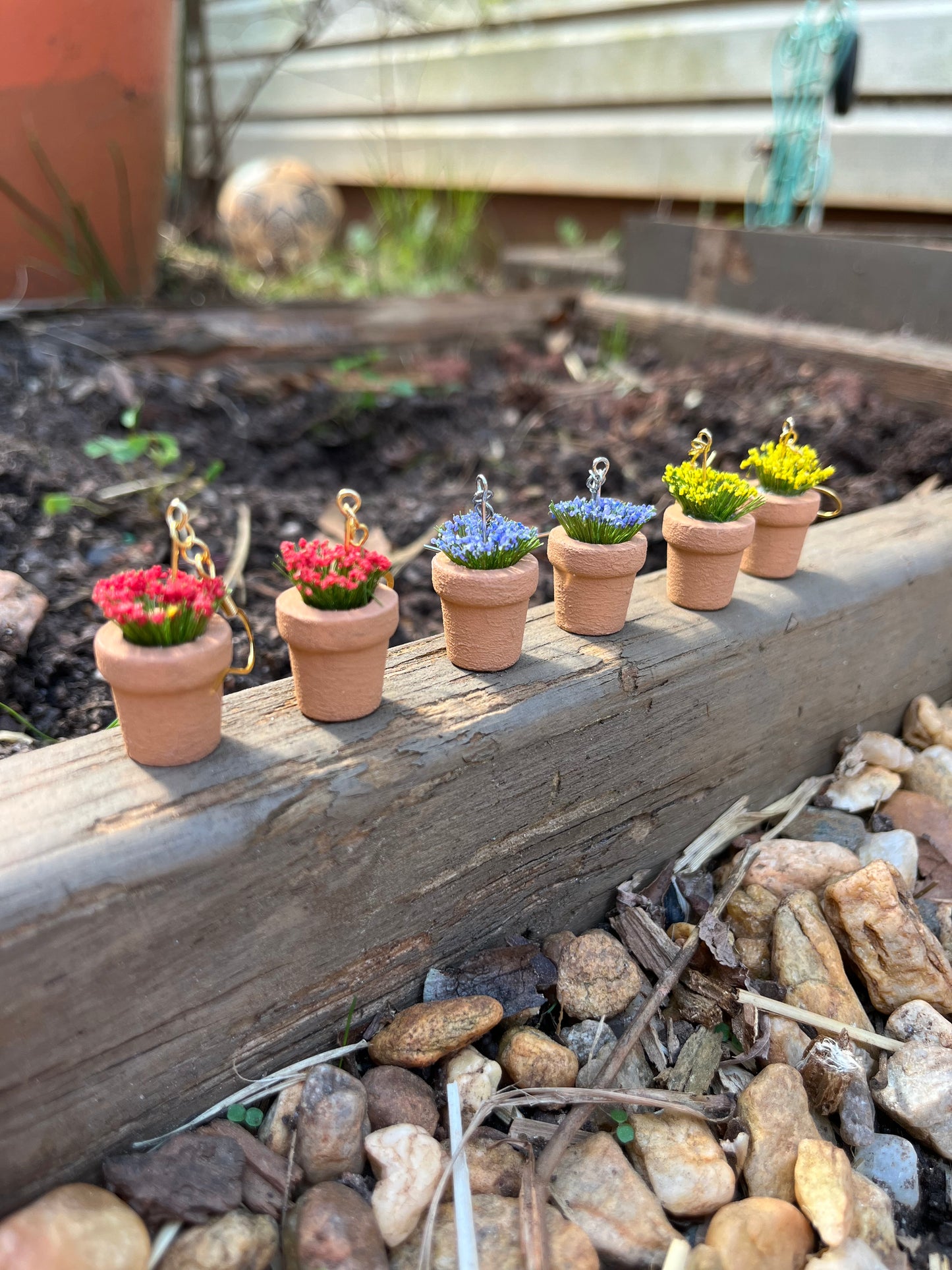 Flower Pot Earrings