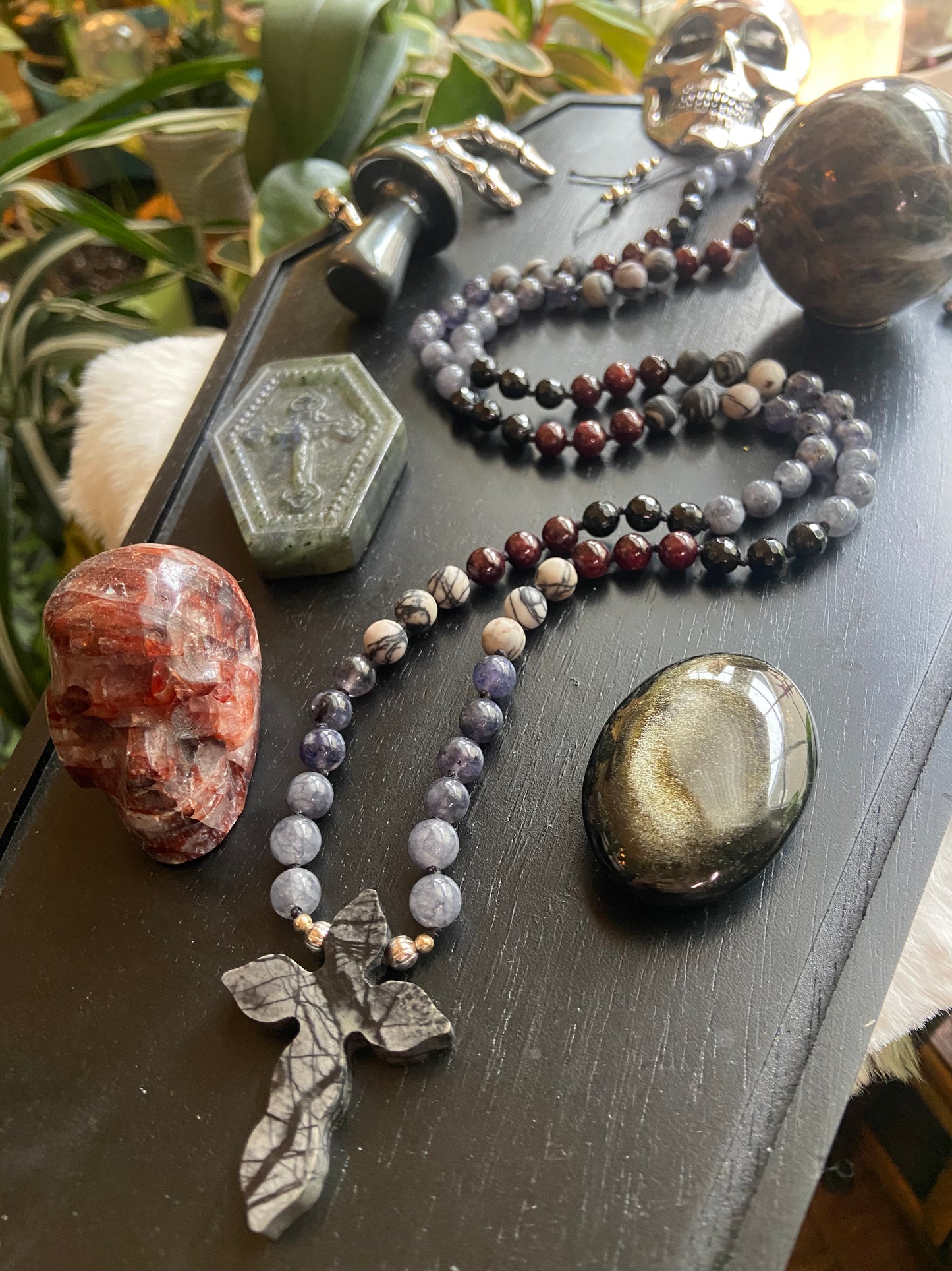 Gothic Cross Mala