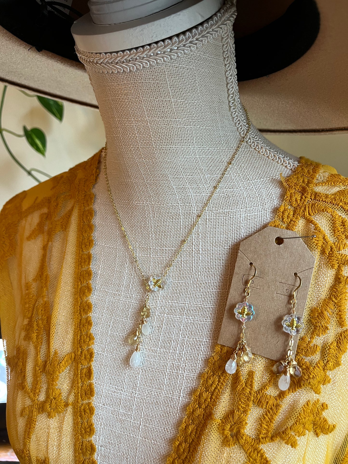 Honeybee earrings