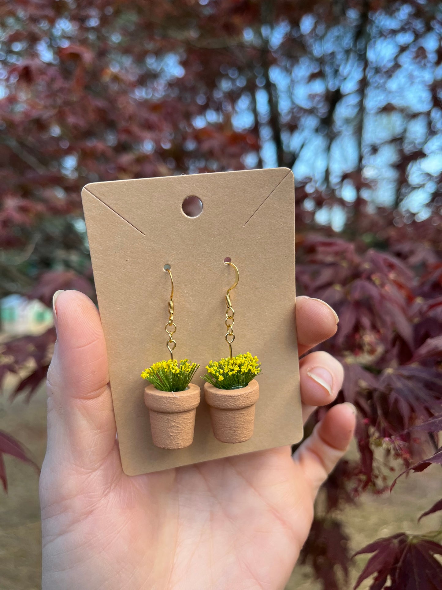 Flower Pot Earrings