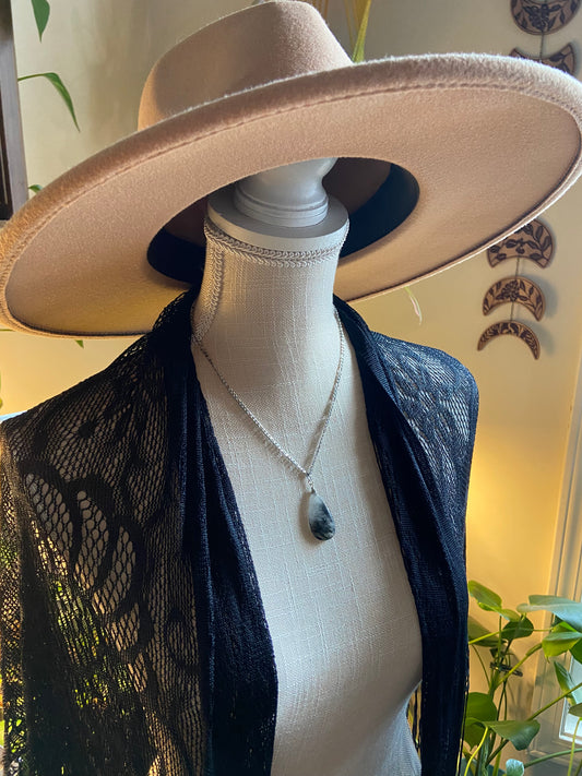 Tourmalinated Quartz necklace