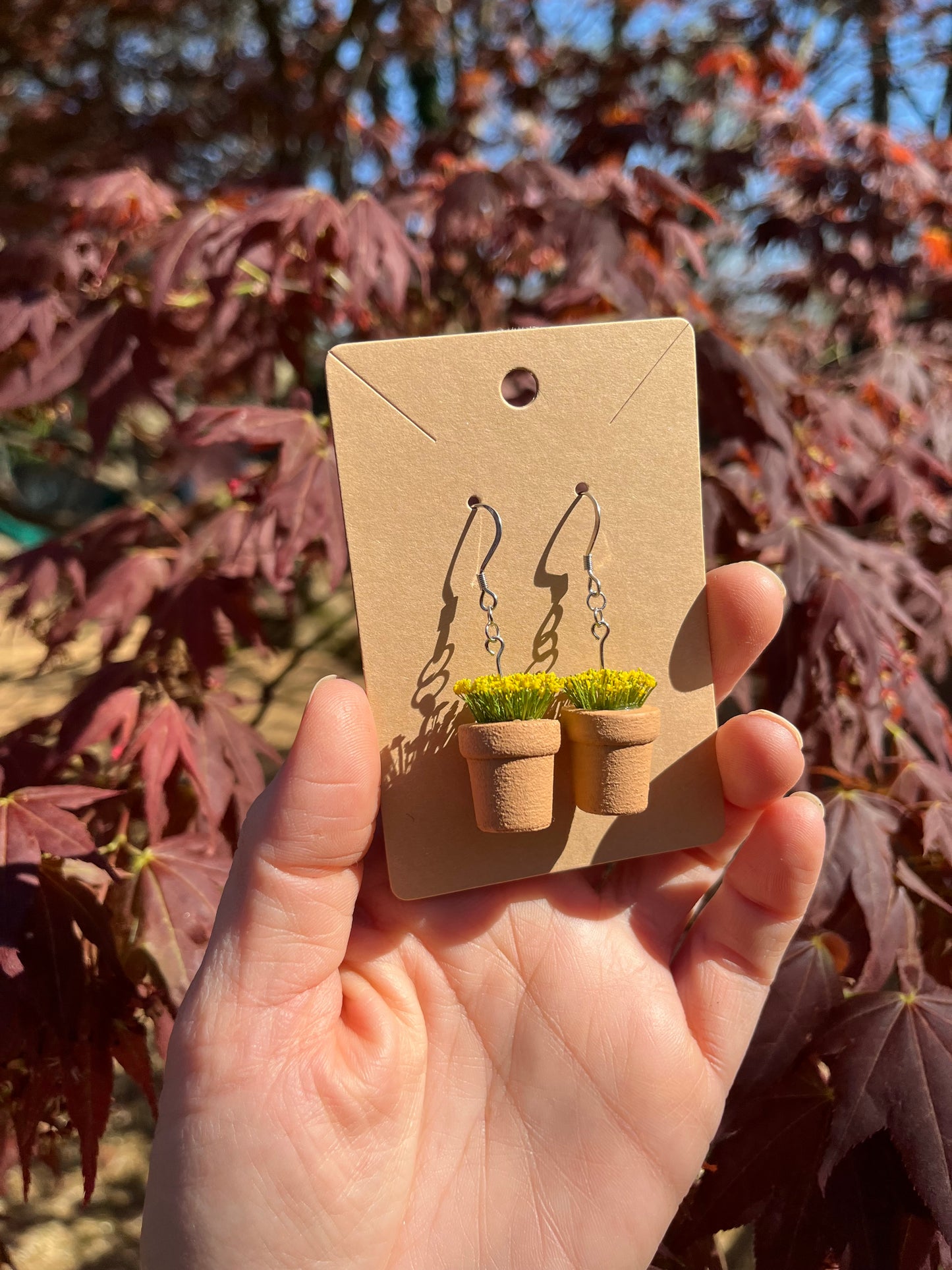 Flower Pot Earrings