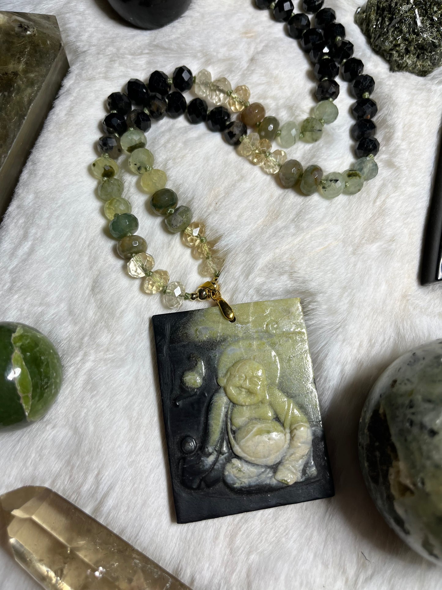 Abundance & Protection knotted necklace