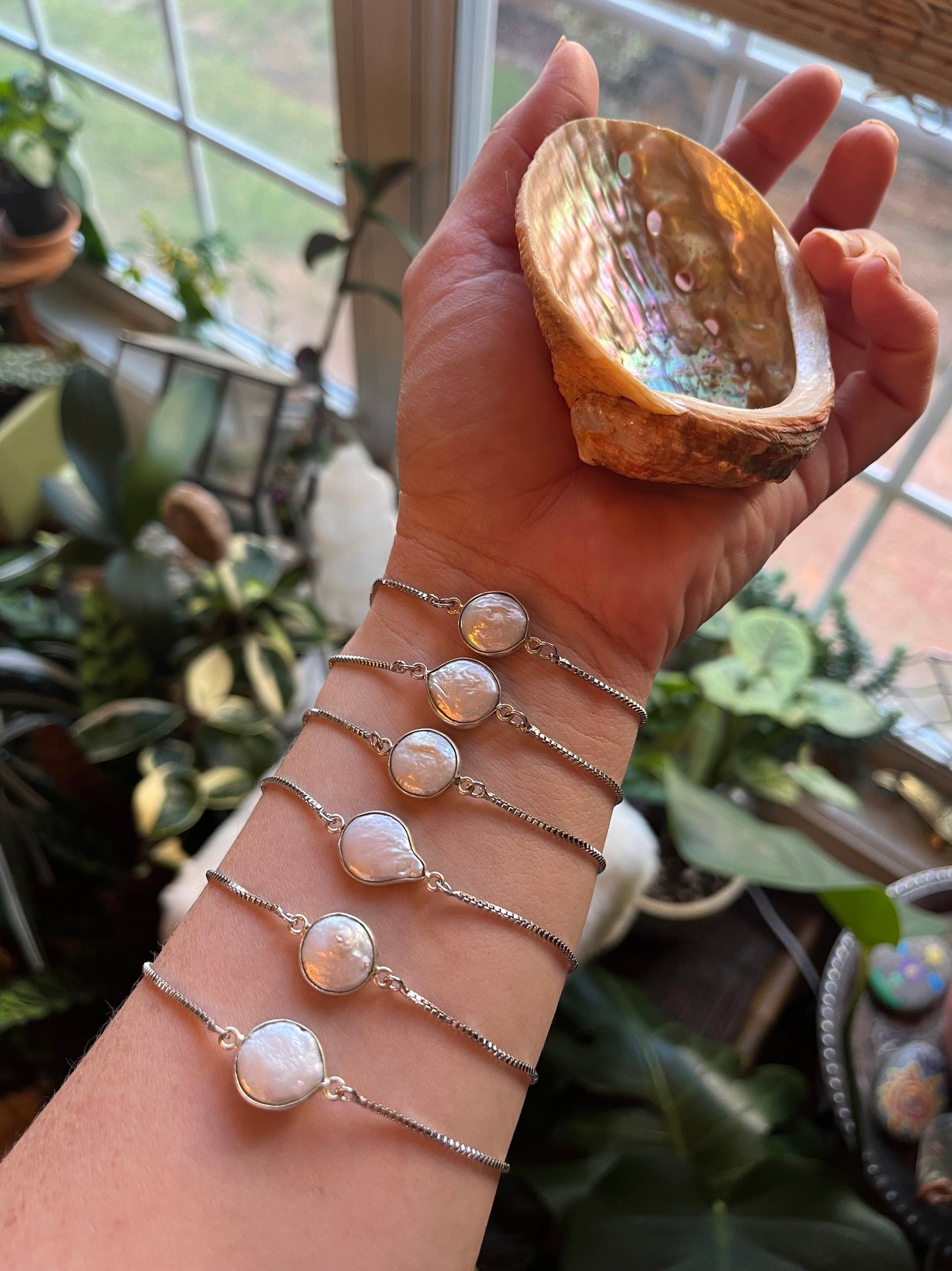 Pearl Adjustable bracelet