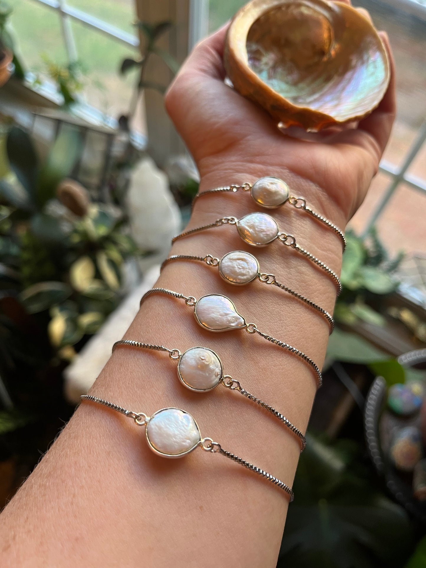 Pearl Adjustable bracelet