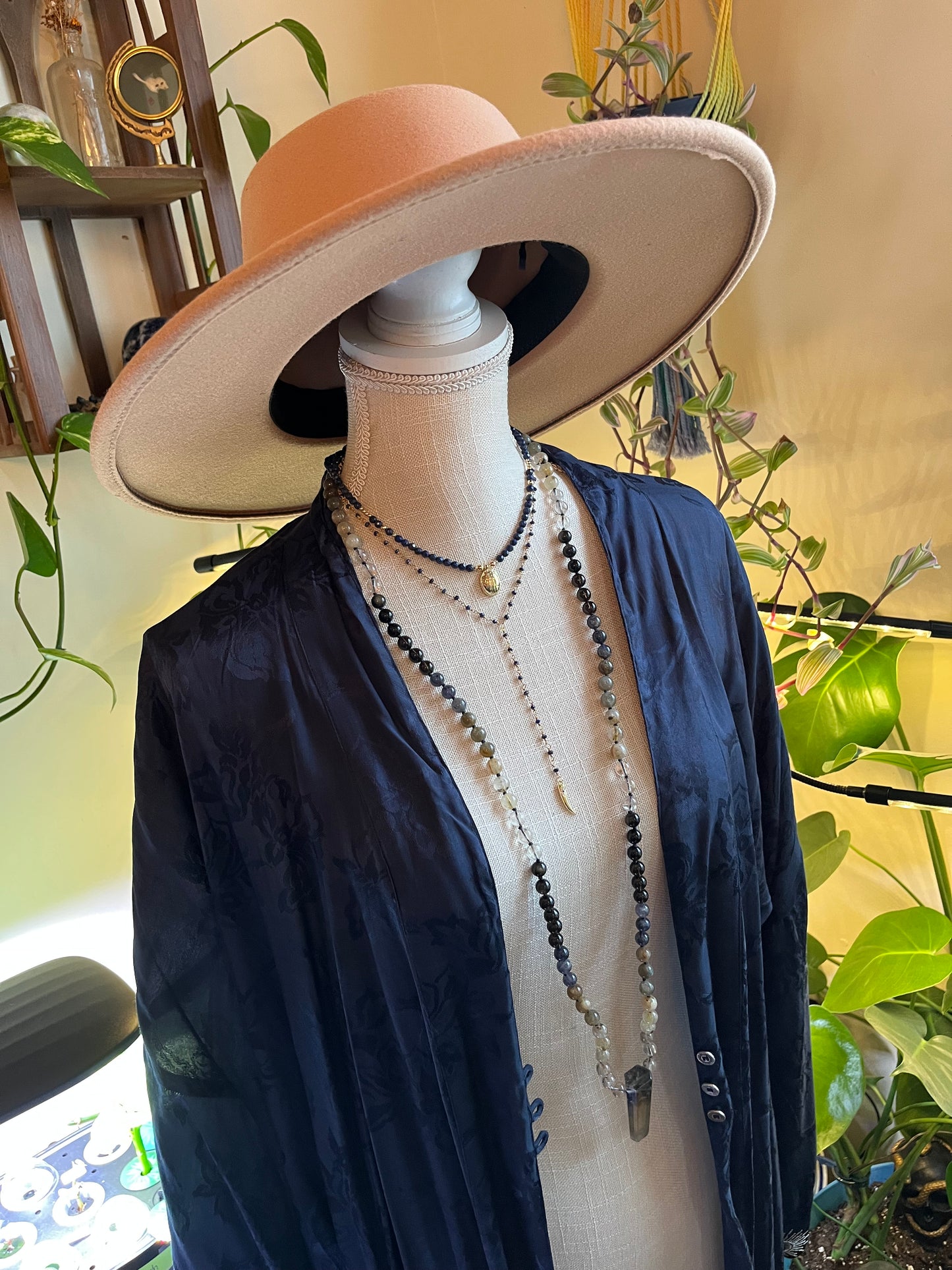 Luxe Lapis Lazuli Scarab necklace