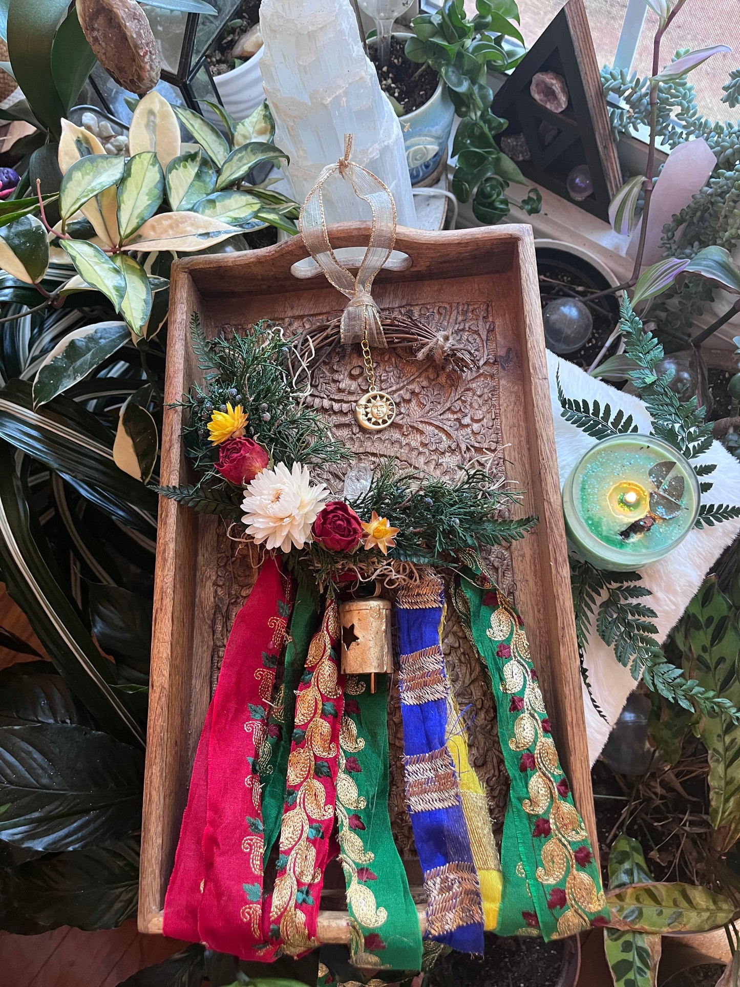 Bohemian Moon Wreath