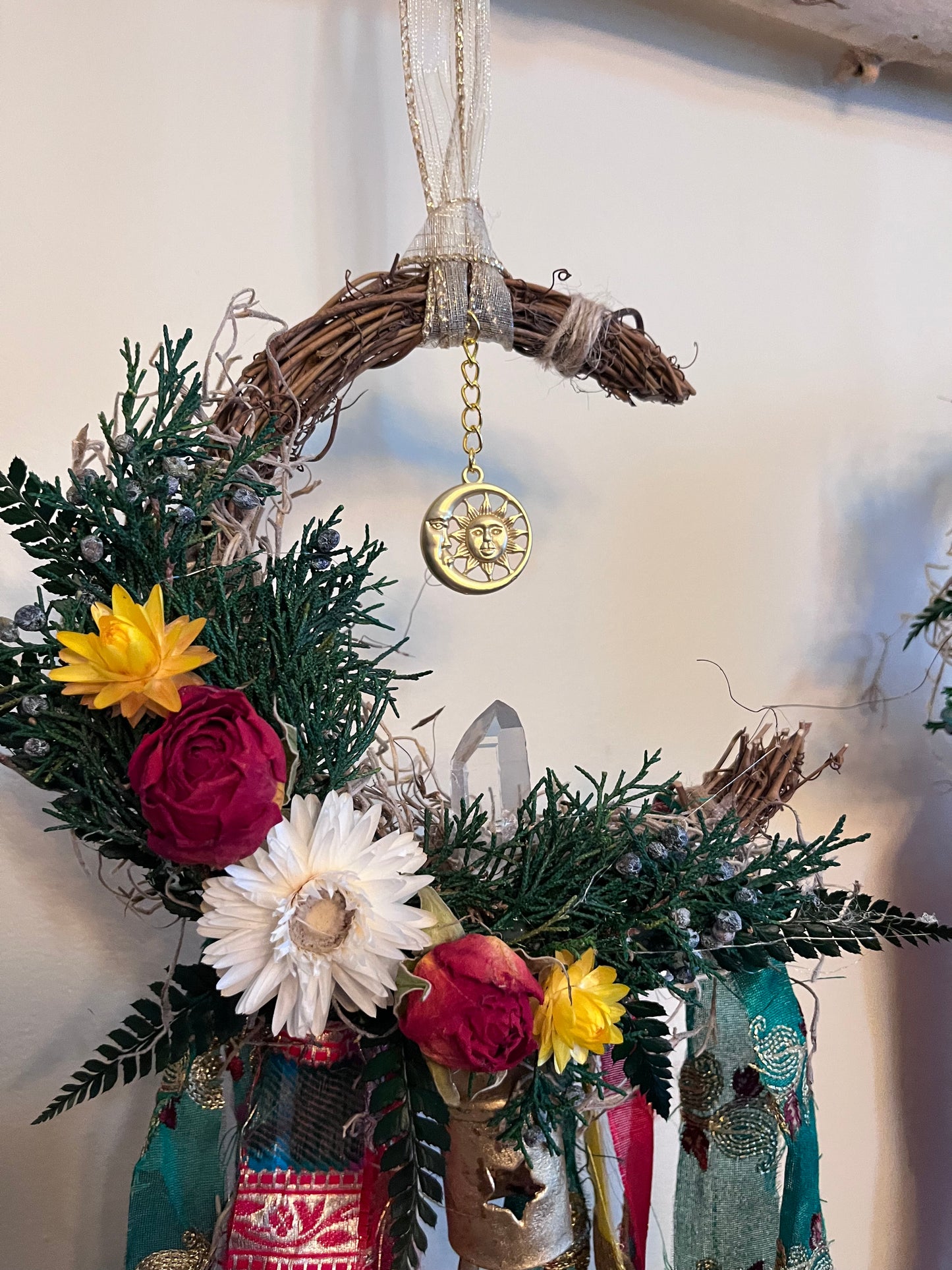 Bohemian Moon Wreath