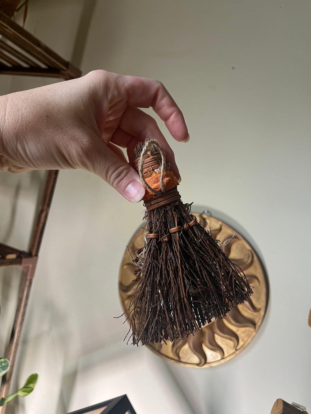 Kitchen Witch Pumpkin Spice mini besom
