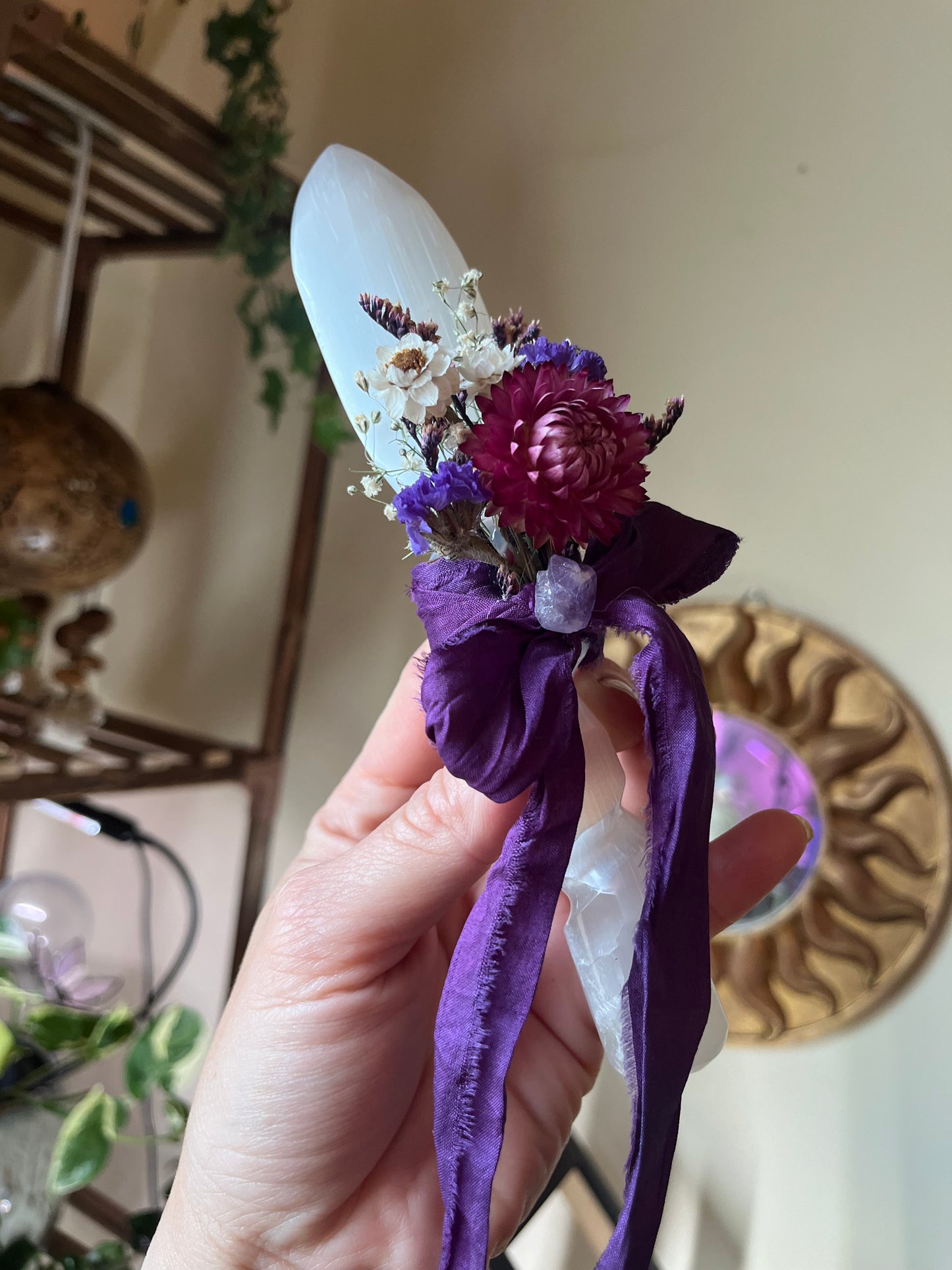 Selenite Athame