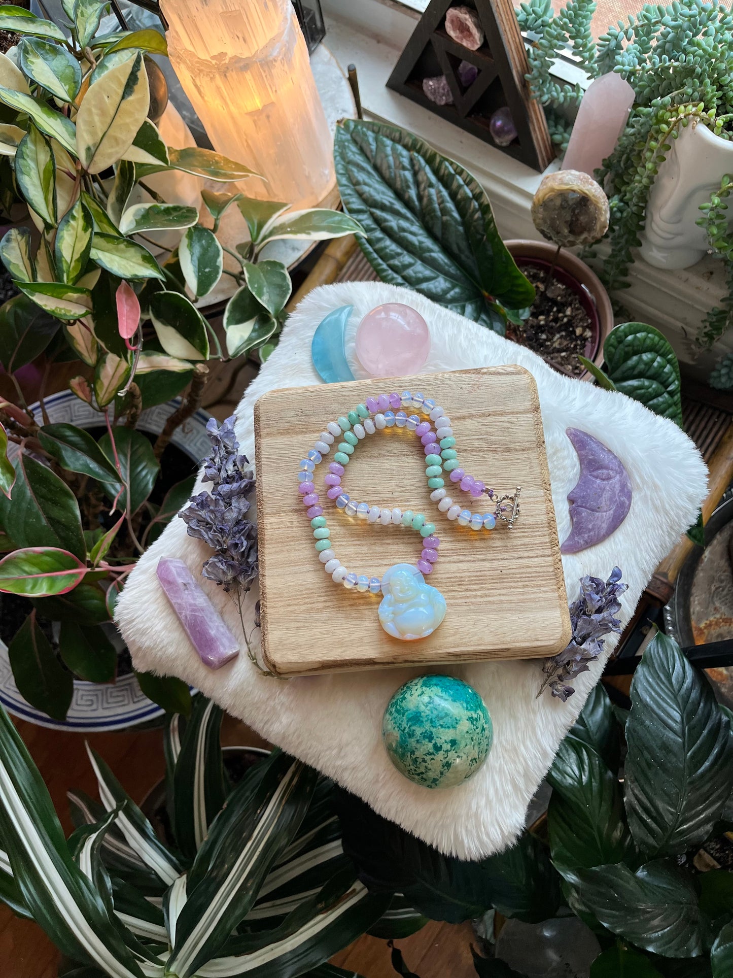 Tranquil Harmony beaded choker