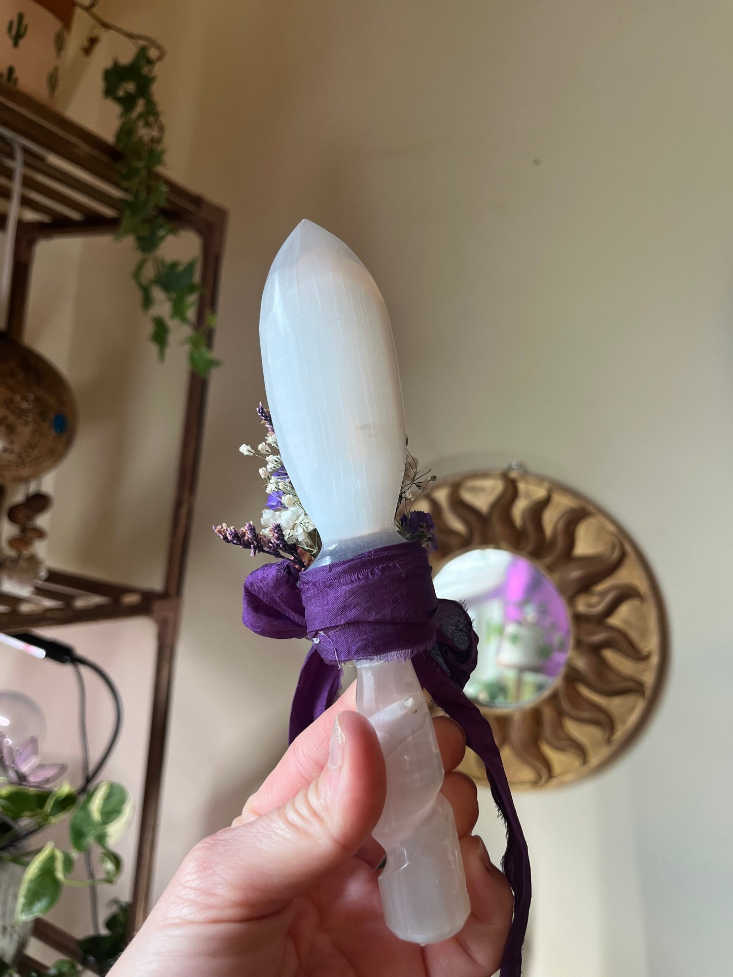 Selenite Athame
