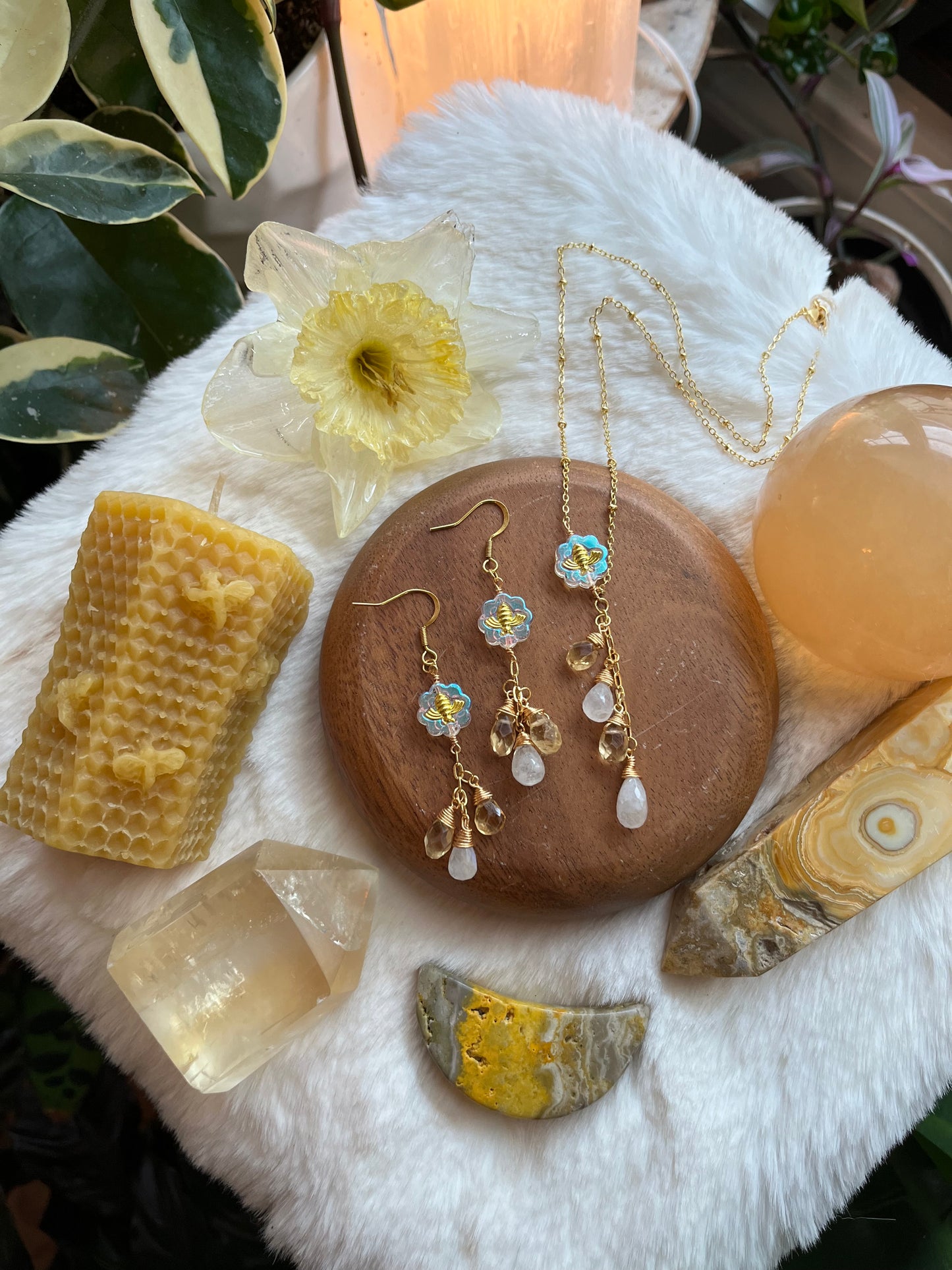 Honeybee earrings