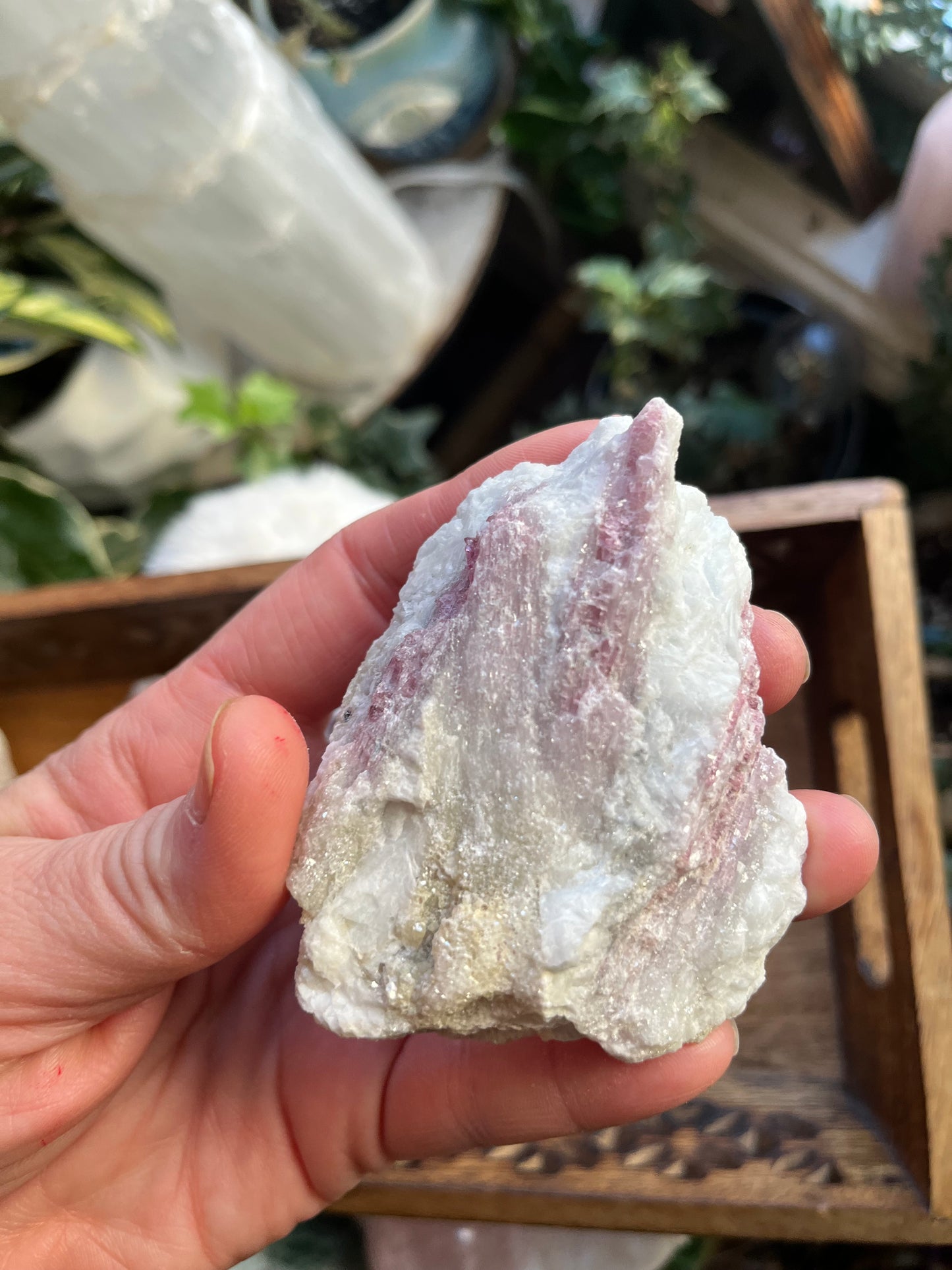 Raw Pink Tourmaline Pieces, Love & Heart Healing Stones