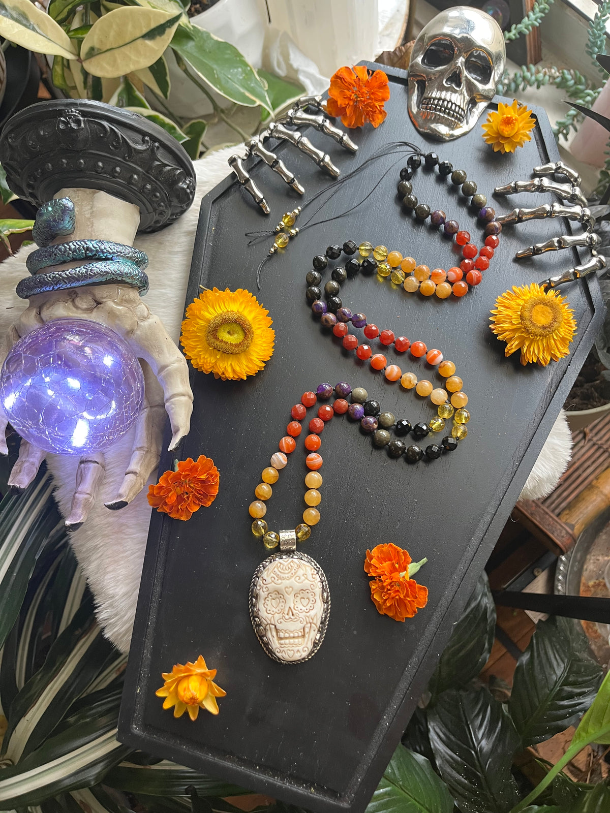 Sugar Skull mala