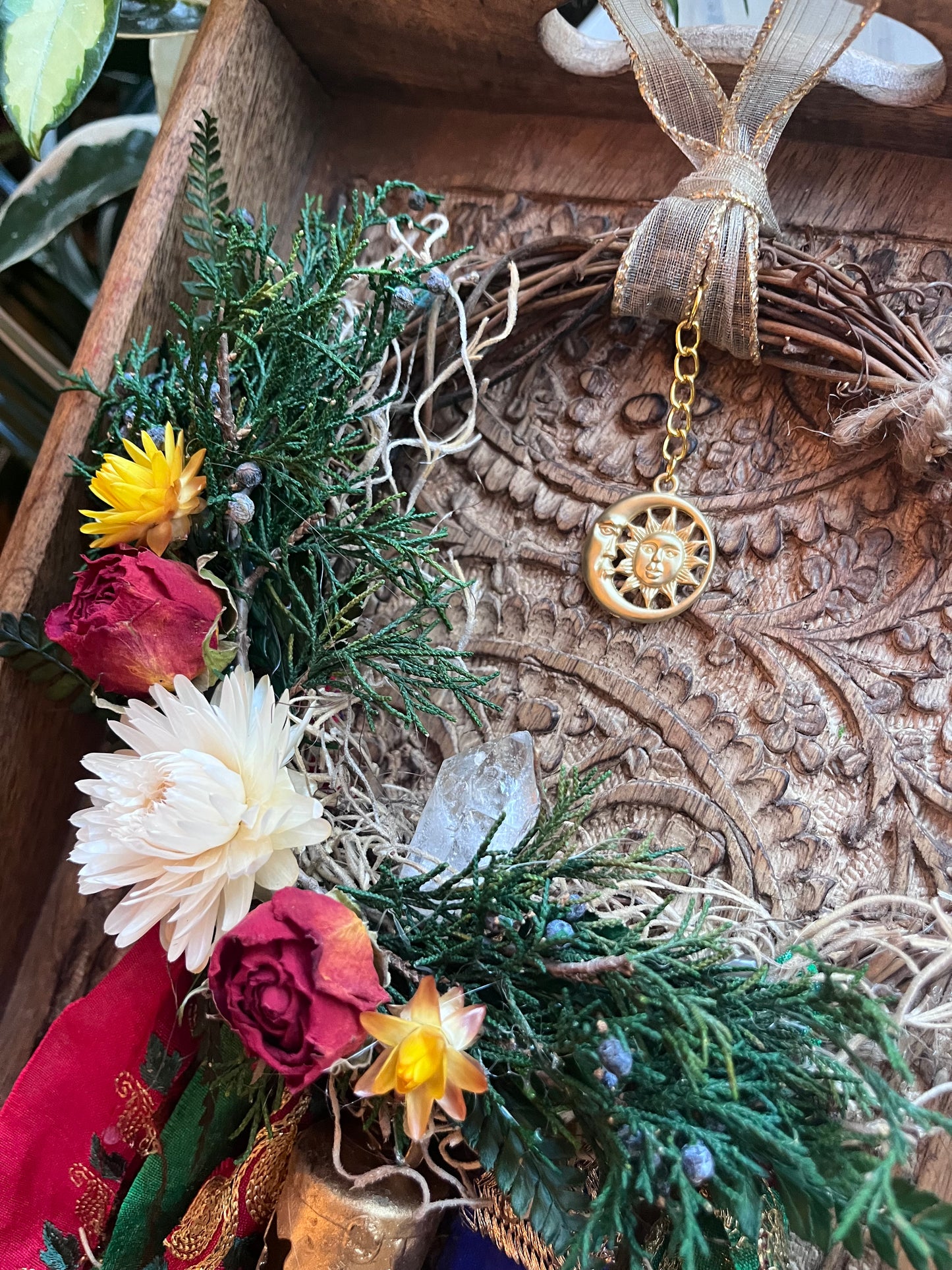 Bohemian Moon Wreath