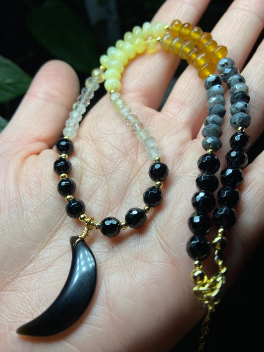 Golden Moonlight necklace