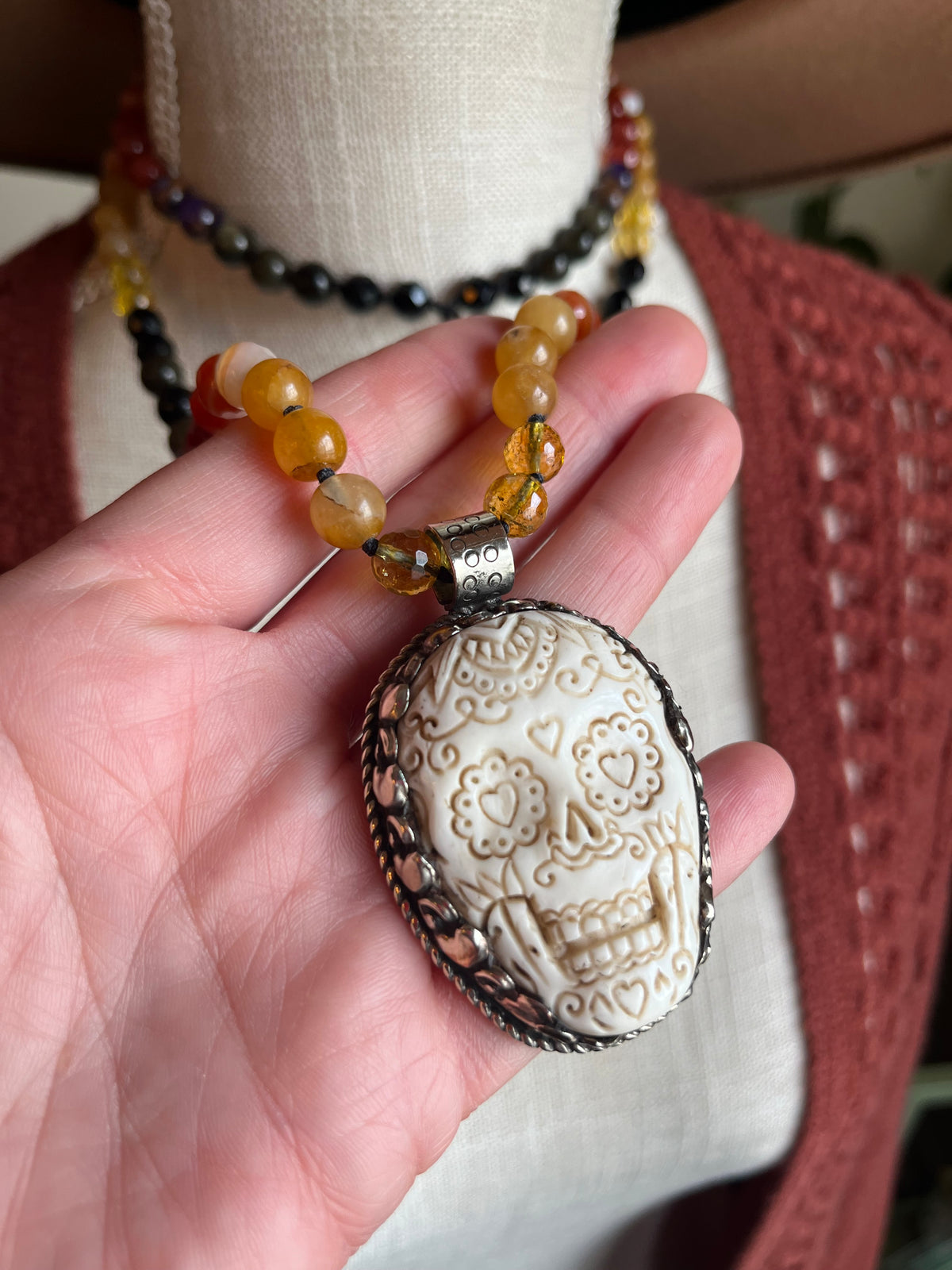 Sugar Skull mala
