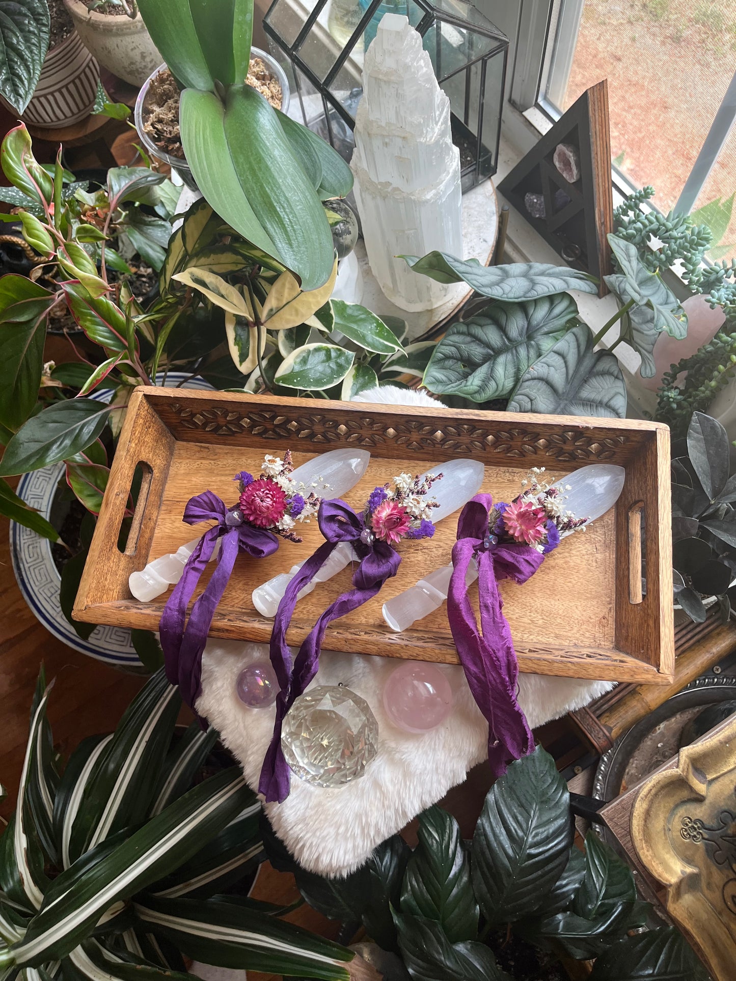 Selenite Athame