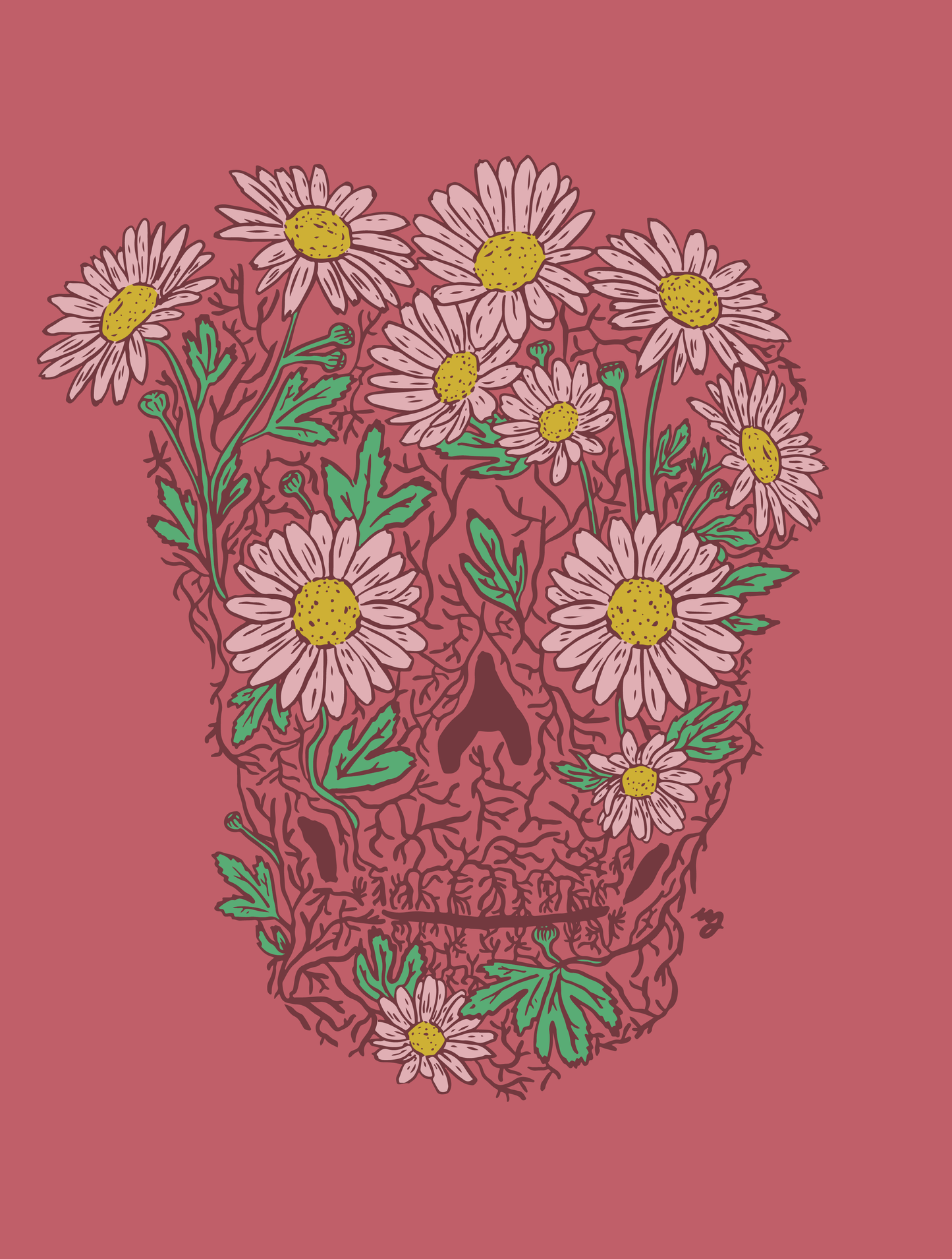 Daisy Skull · Unisex T-Shirt