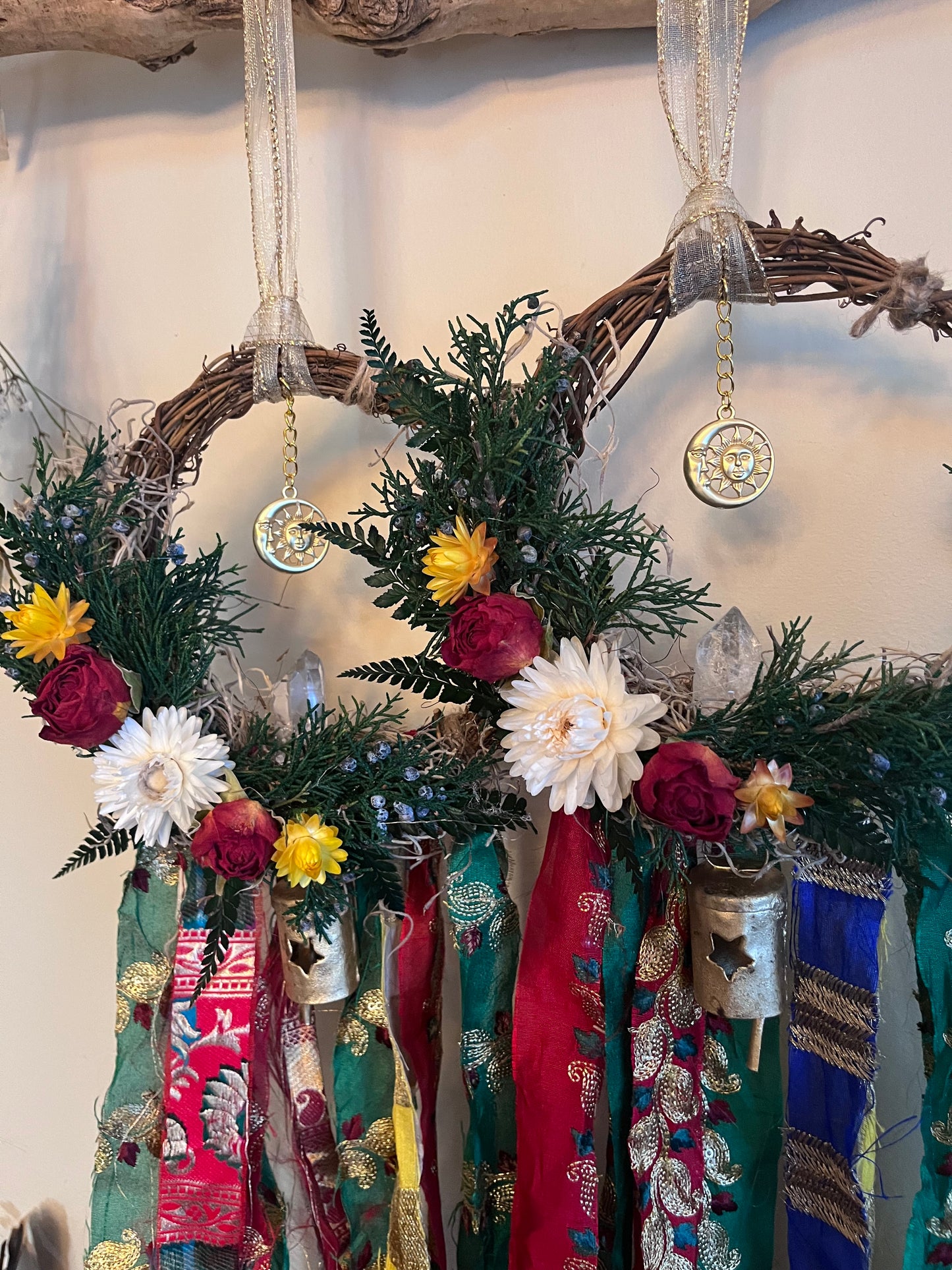 Bohemian Moon Wreath