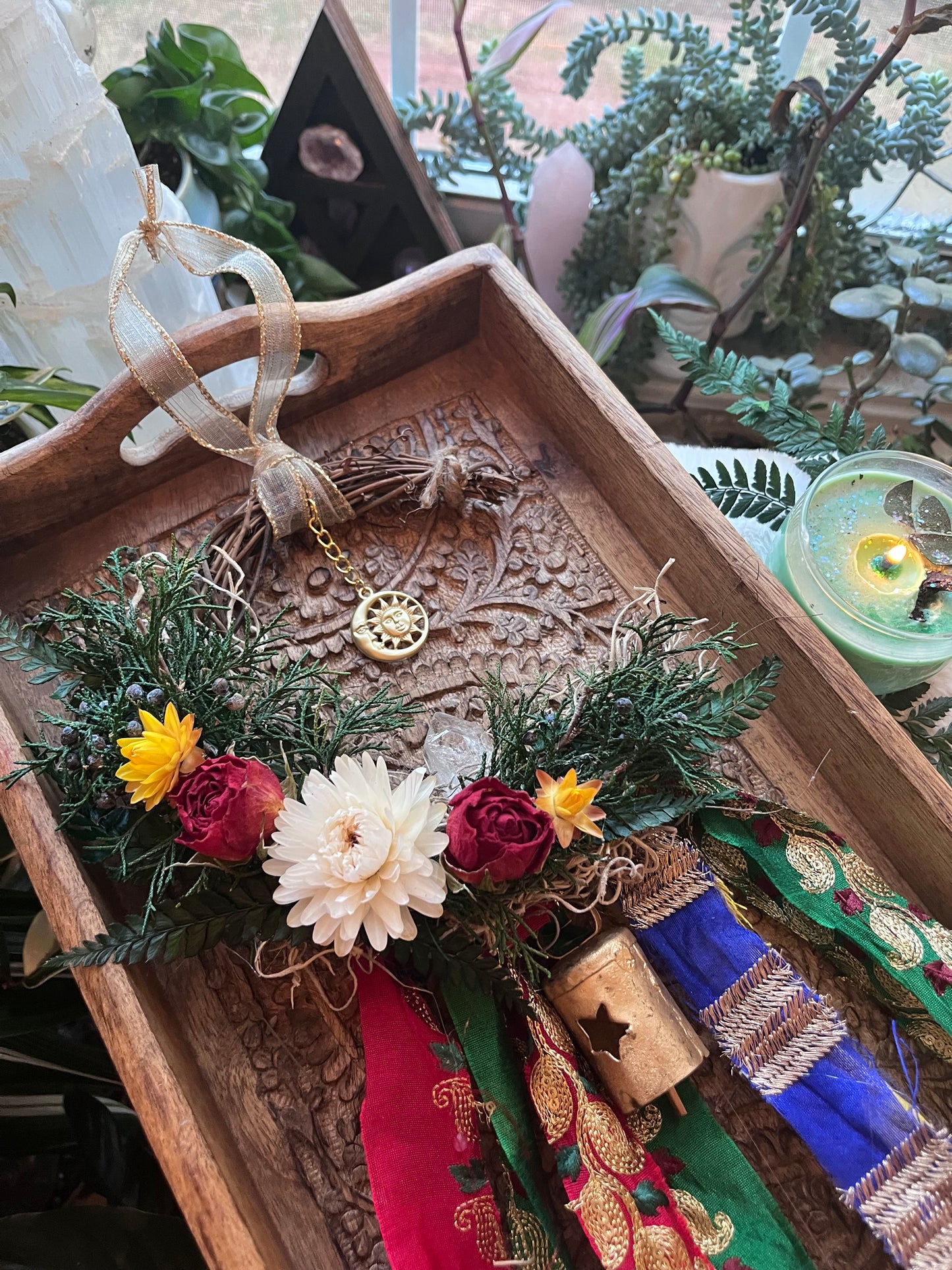 Bohemian Moon Wreath